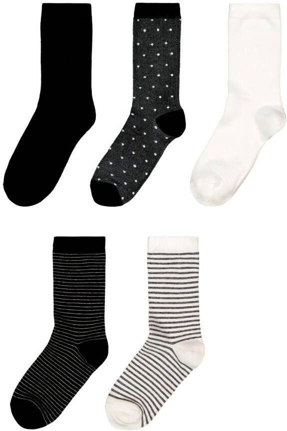 HEMA Dames Sokken 5 Paar Zwart (zwart)