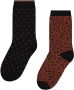 HEMA Dames Sokken Met Katoen 2 Paar Bruin (bruin) - Thumbnail 1
