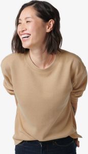 HEMA Dames Sweater Olive Piqué Zand (zand)