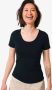 HEMA Dames T-shirt Donkerblauw (donkerblauw) - Thumbnail 1
