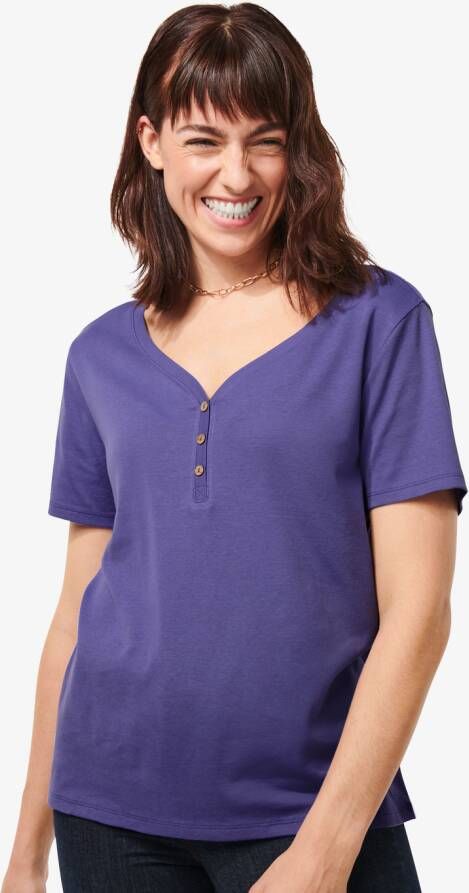 HEMA Dames T-shirt Hannie Paars (paars)