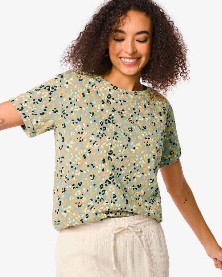 HEMA Dames T-shirt Zita Groen (groen)