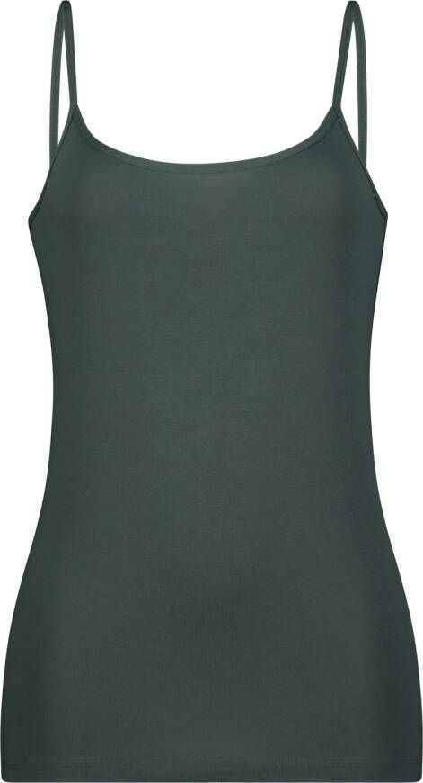 HEMA Dameshemd Spaghettibandjes Donkergroen (donkergroen)