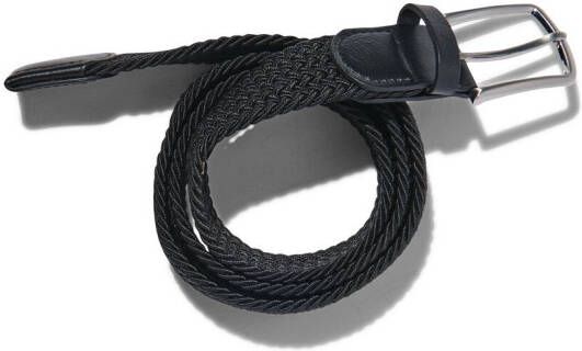 HEMA Gevlochten Elastische Heren Riem 3.5cm Zwart (zwart)