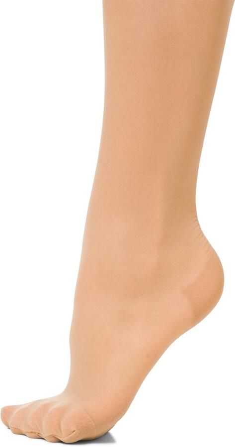 HEMA 2-pak Kniekousen Licht Ondersteunend 40 Denier Poeder (poeder)