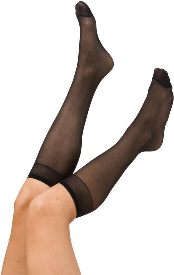 HEMA 3-pak Kniekousen Mat 20 Denier Zwart (zwart) - Foto 2