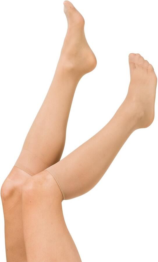 HEMA 3-pak Mat Kniekousen 20 Denier Poeder (poeder) - Foto 2