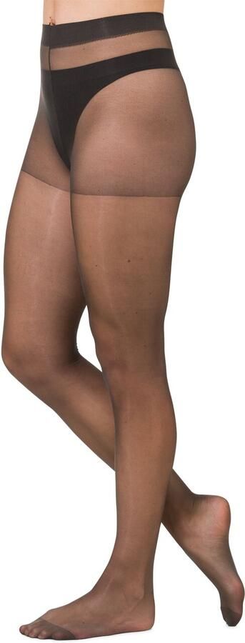 HEMA Panty's Glans Transparant 20 Denier 4 Stuks Antraciet (antraciet) - Foto 2