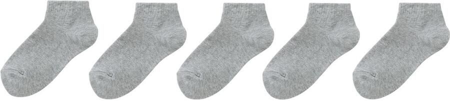 HEMA 5-pak Kinder Enkelsokken Grijsmelange (grijsmelange) - Foto 2