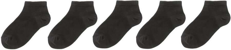 HEMA 5-pak Kinder Enkelsokken Zwart (zwart) - Foto 2