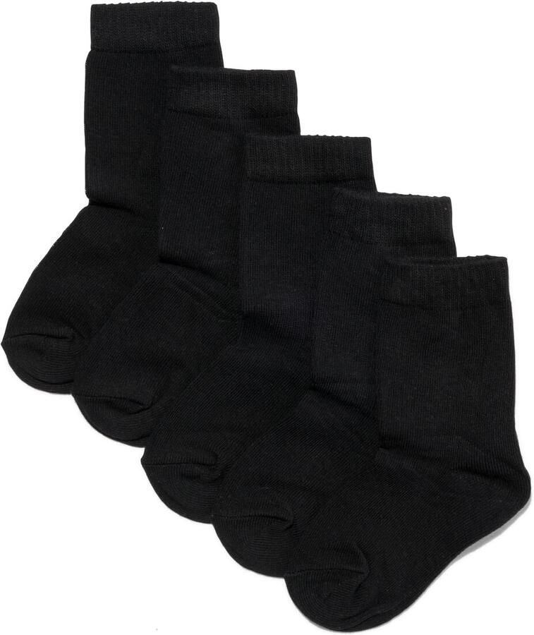HEMA 5-pak Kindersokken Zwart (zwart) - Foto 3