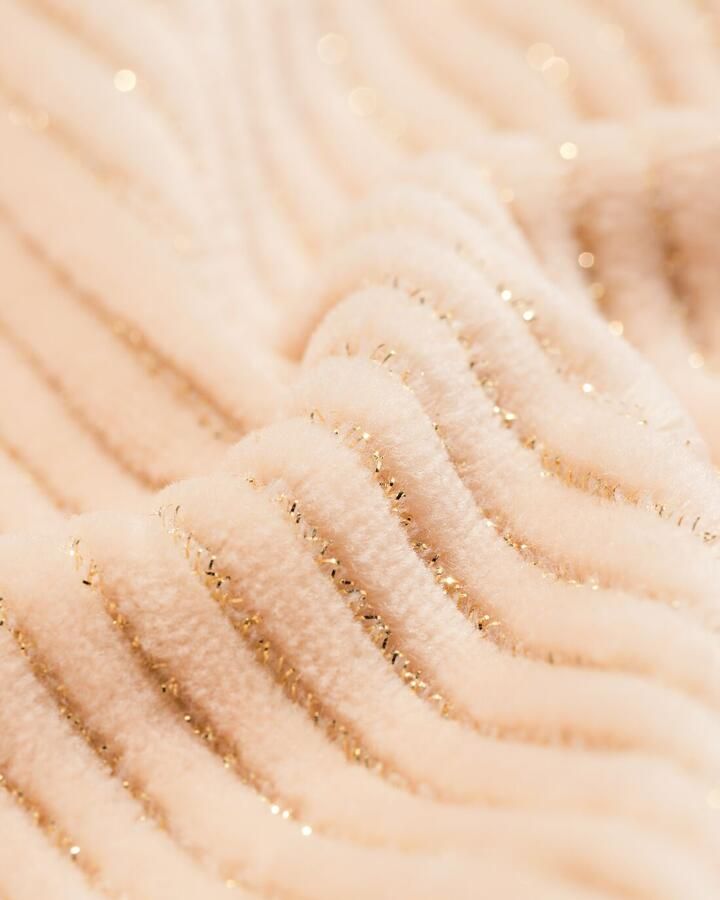 HEMA Baby Kledingset Rib Velours Glitter Lichtbruin (lichtbruin)