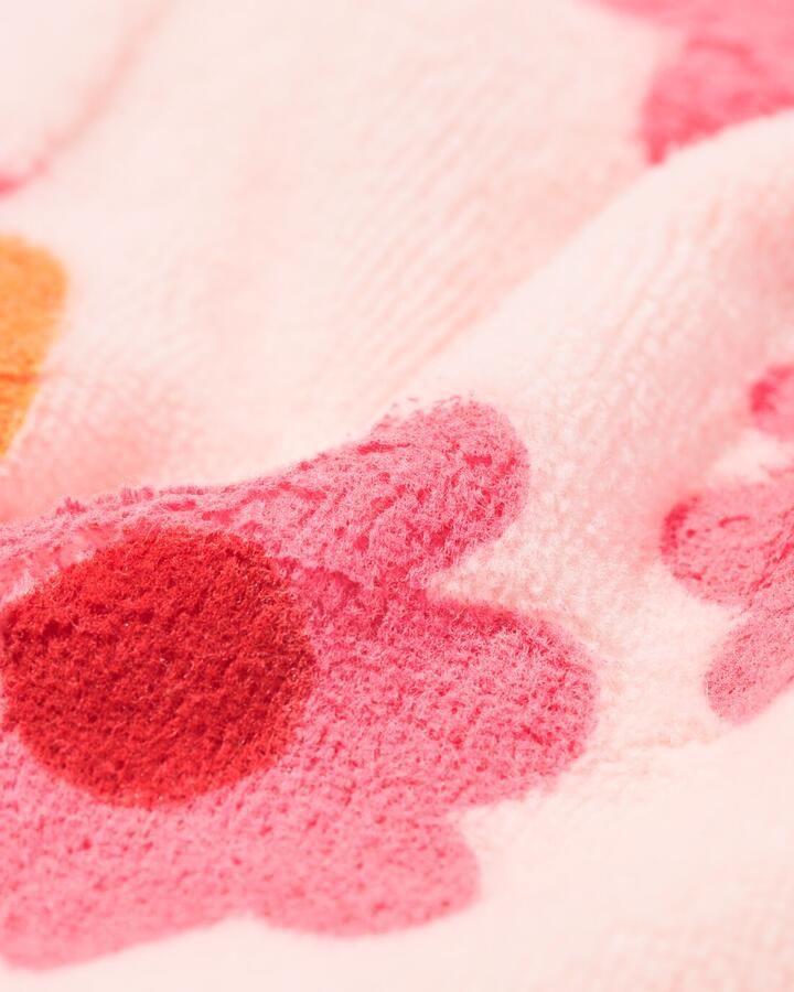 HEMA Baby Kledingset Velours Bloemen Roze (roze) - Foto 2