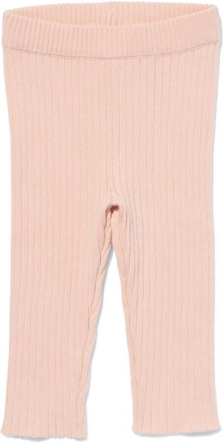 HEMA Baby Legging Rib Gebreid Oudroze (oudroze)