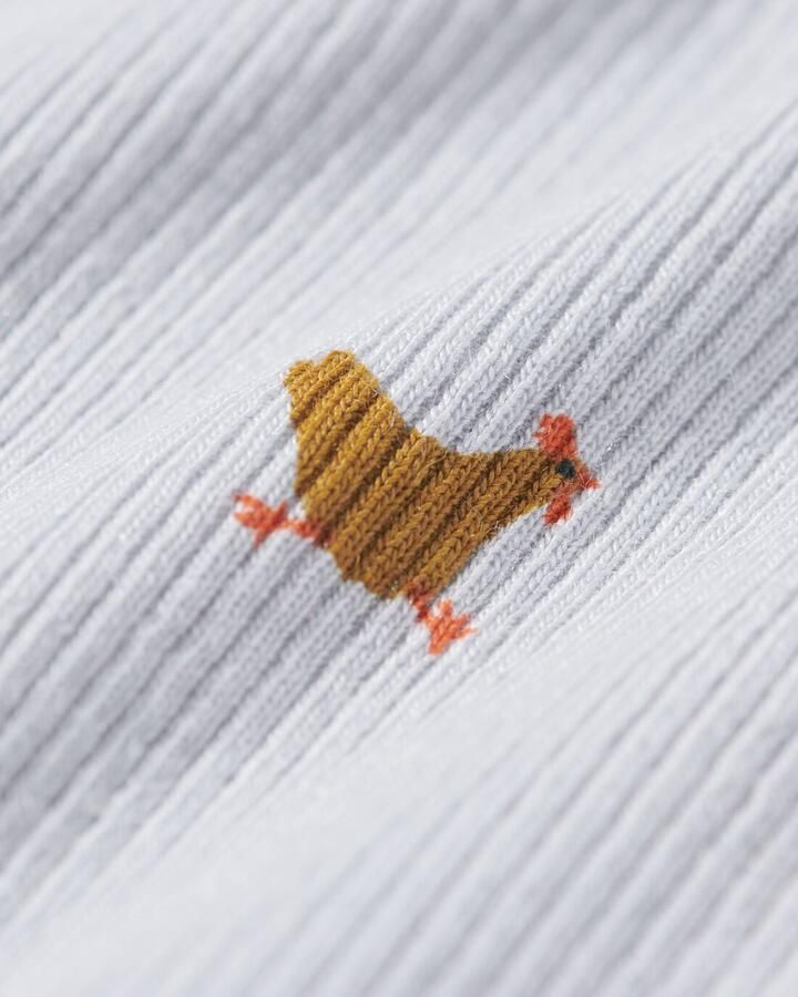 HEMA Baby Meegroeiromper Rib Dieren Groen (groen) - Foto 2