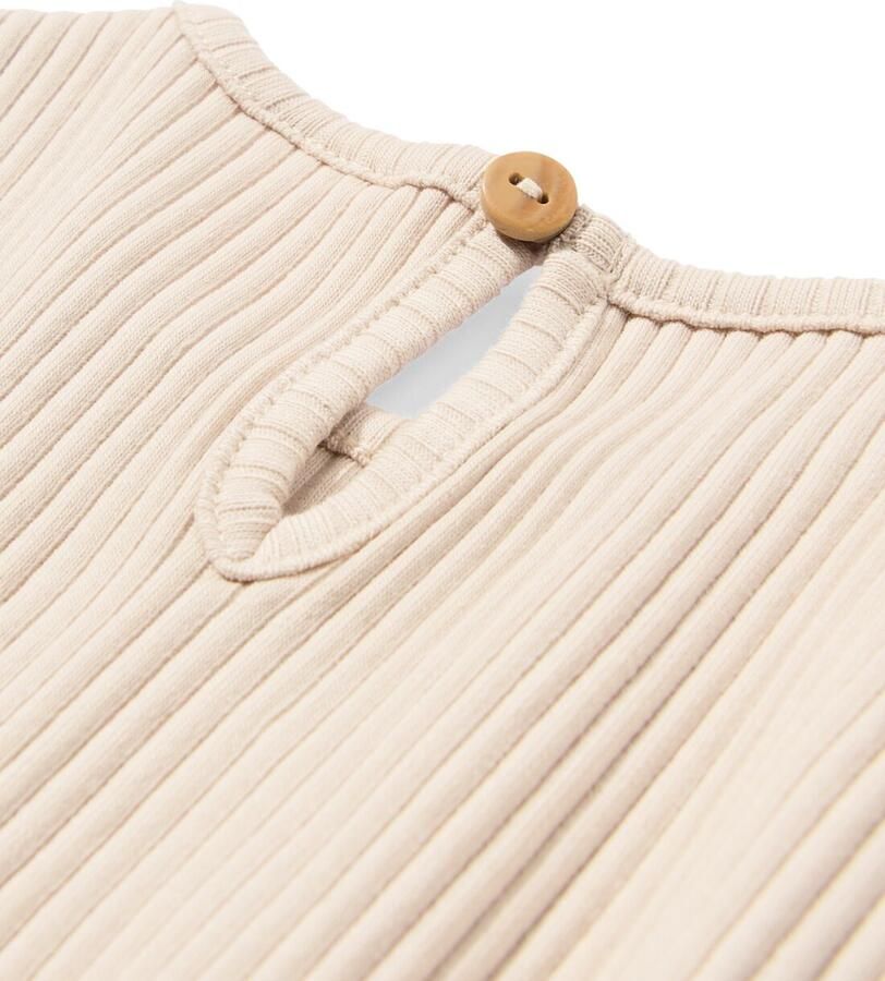 HEMA Baby Shirts Rib Bloemen Roze (roze)