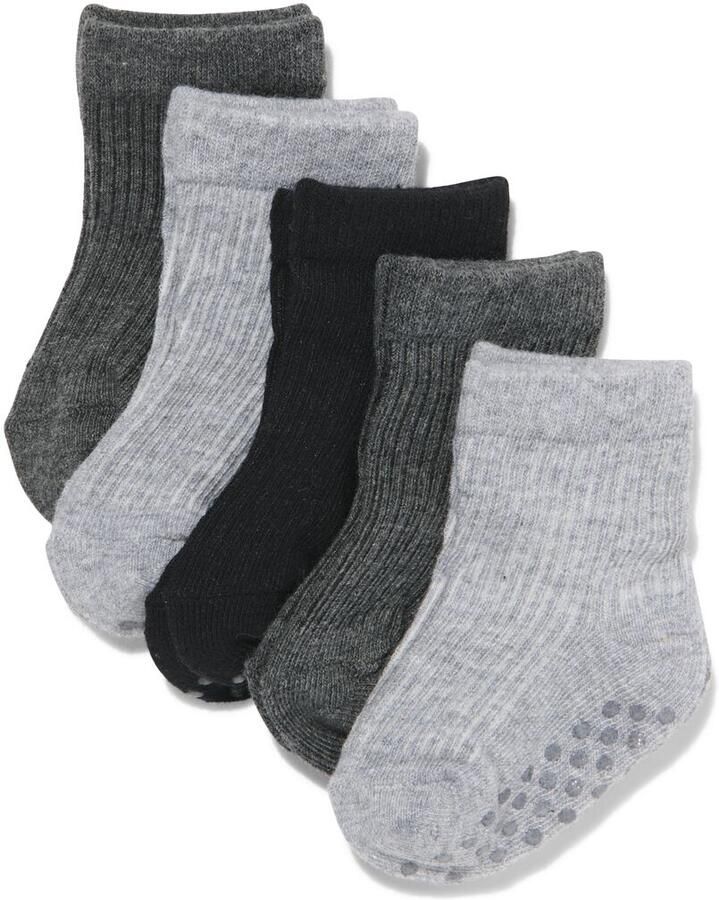 HEMA Baby Sokken Met Katoen 5 Paar Grijs