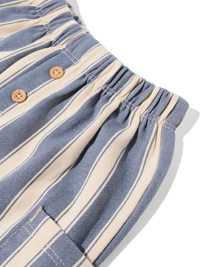 HEMA Baby Sweatbroek Strepen Blauw (blauw)