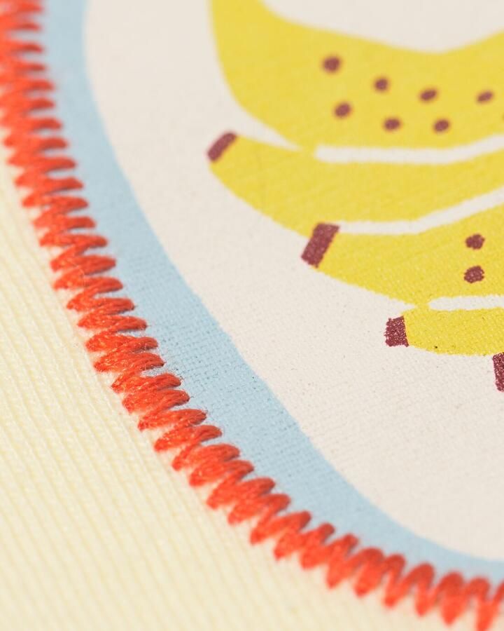 HEMA Baby T-shirt Jersey Bananen Lichtgeel (lichtgeel)