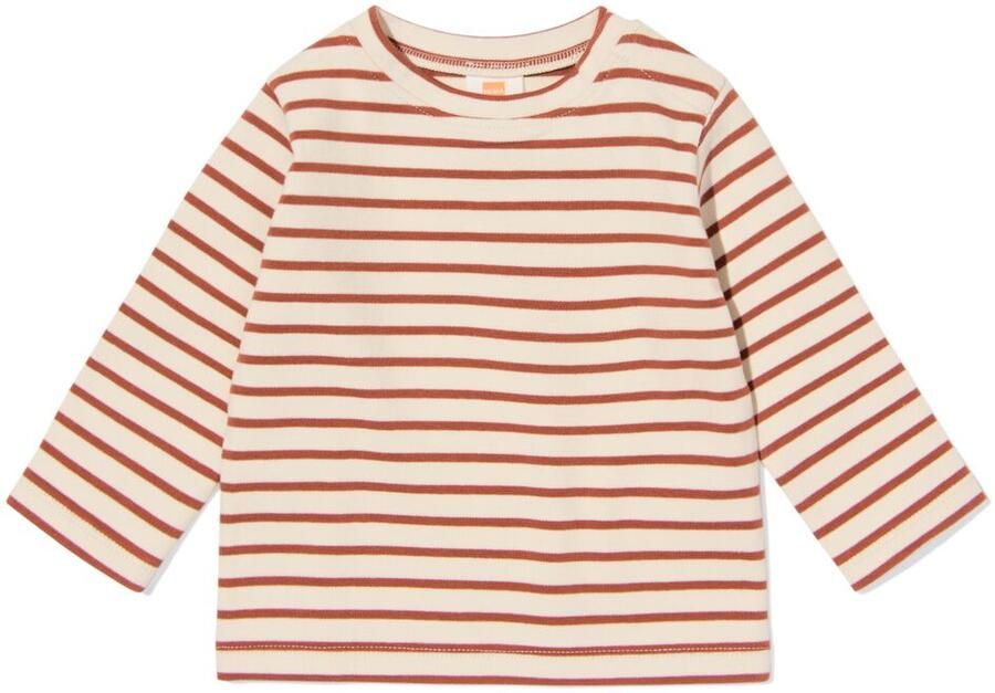 HEMA Baby T-shirt Jersey Strepen Ecru (ecru) - Foto 2