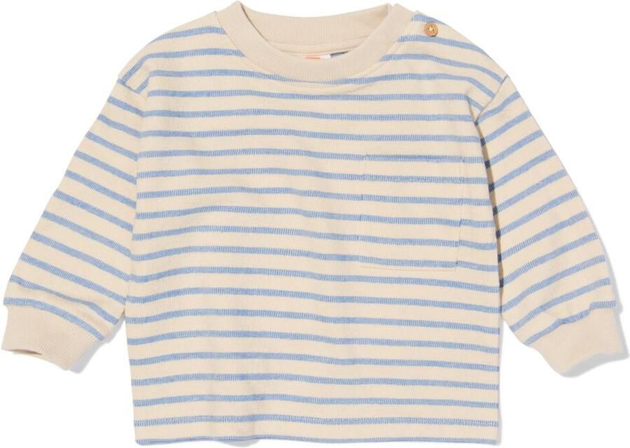 HEMA Baby T-shirt Jersey Strepen Ecru (ecru) - Foto 2