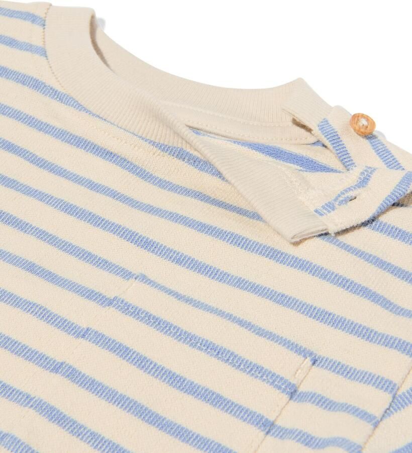 HEMA Baby T-shirt Jersey Strepen Ecru (ecru)