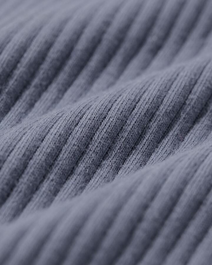 HEMA Baby T-shirt Rib 2 Stuks Grijs (grijs)