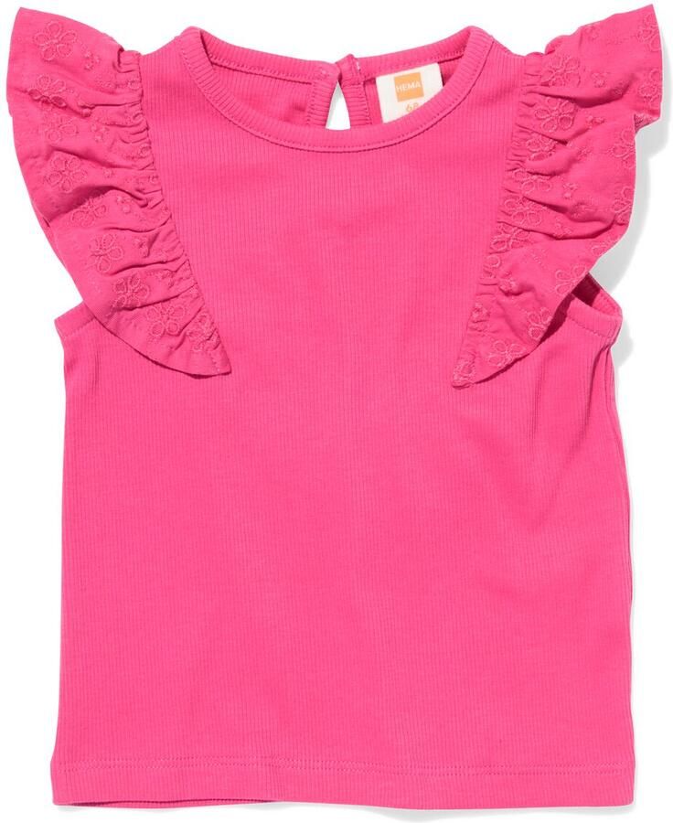 HEMA Baby T-shirt Rib Felroze (felroze) - Foto 2