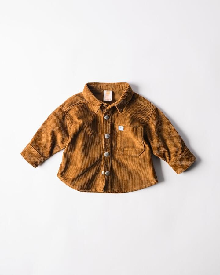 HEMA Babyblouse Corduroy Ruiten Bruin