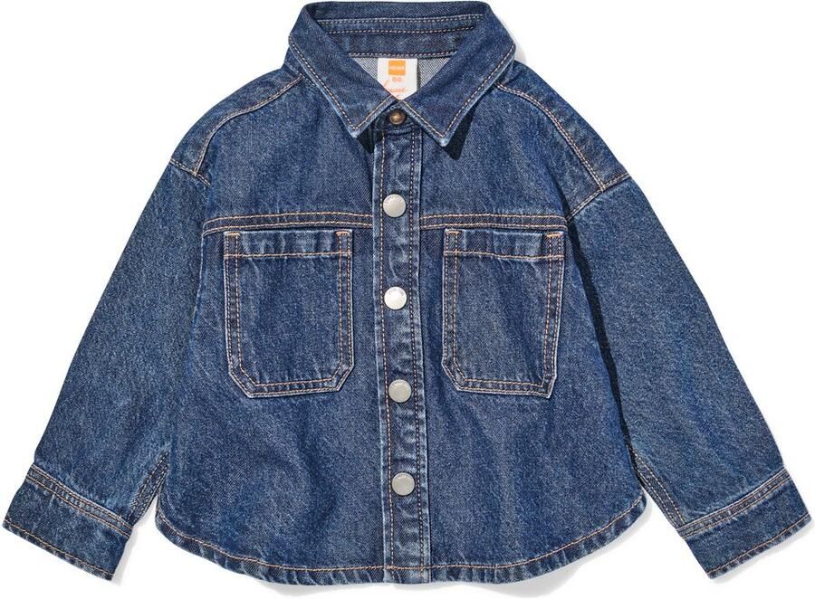 HEMA Babyblouse Donkerblauw (donkerblauw)