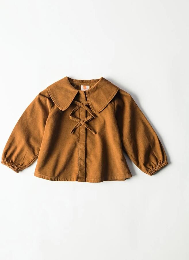 HEMA Babyblouse Rib Bruin