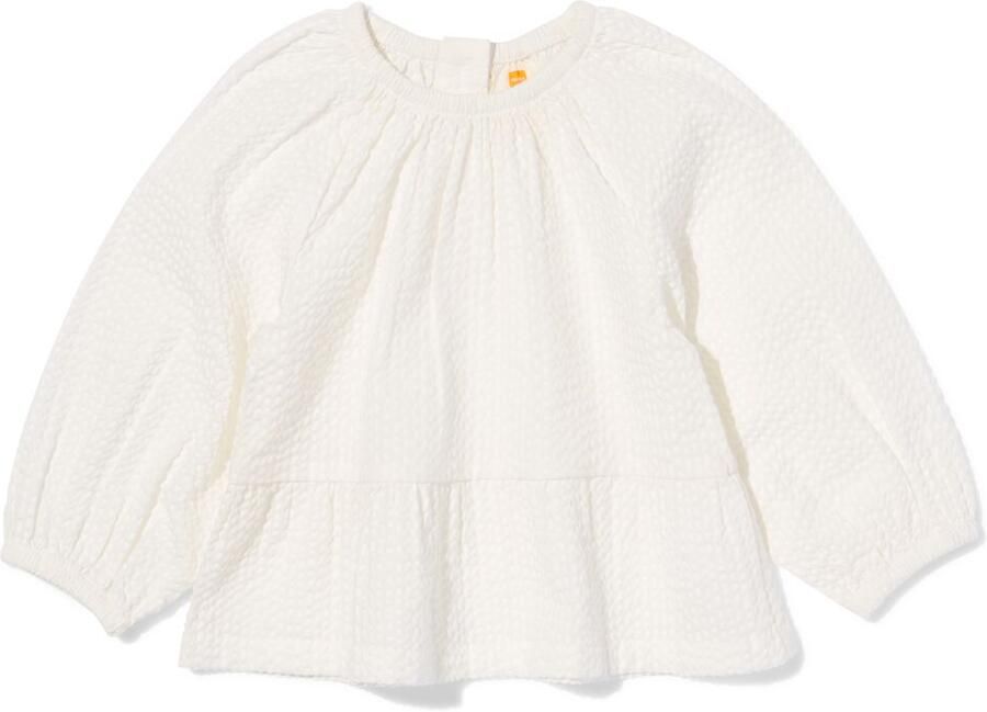 HEMA Babyblouse Seersucker Ecru (ecru)