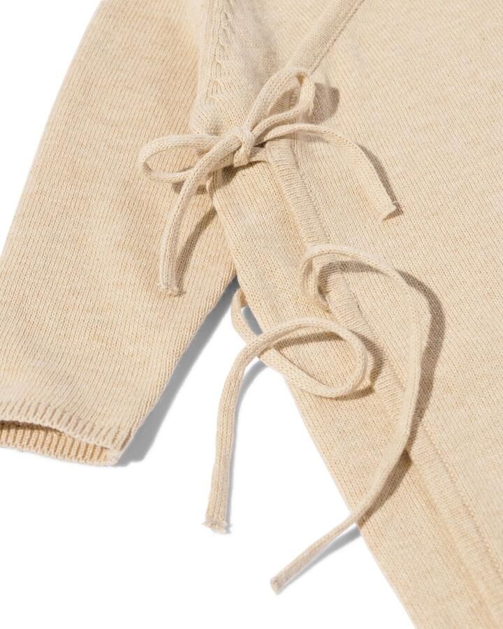 HEMA Newborn Boxpakje Met Overslag Zand (zand)