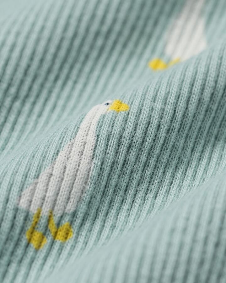 HEMA Babyboxpakje Rib Dieren Lichtblauw (lichtblauw) - Foto 2