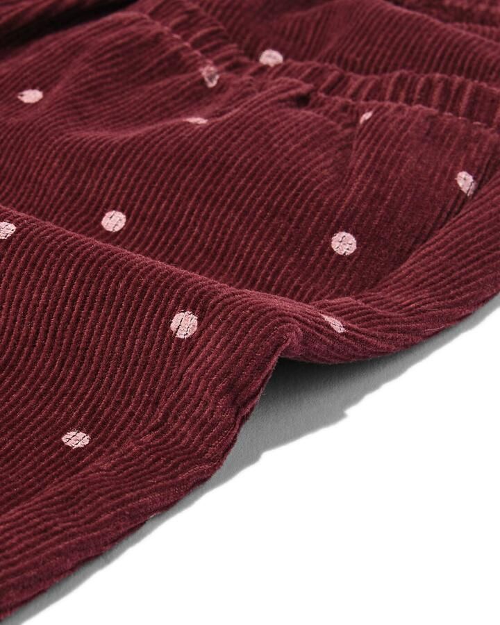 HEMA Babybroek Comfy Fit Ribstippen Bordeauxrood (bordeauxrood) - Foto 2