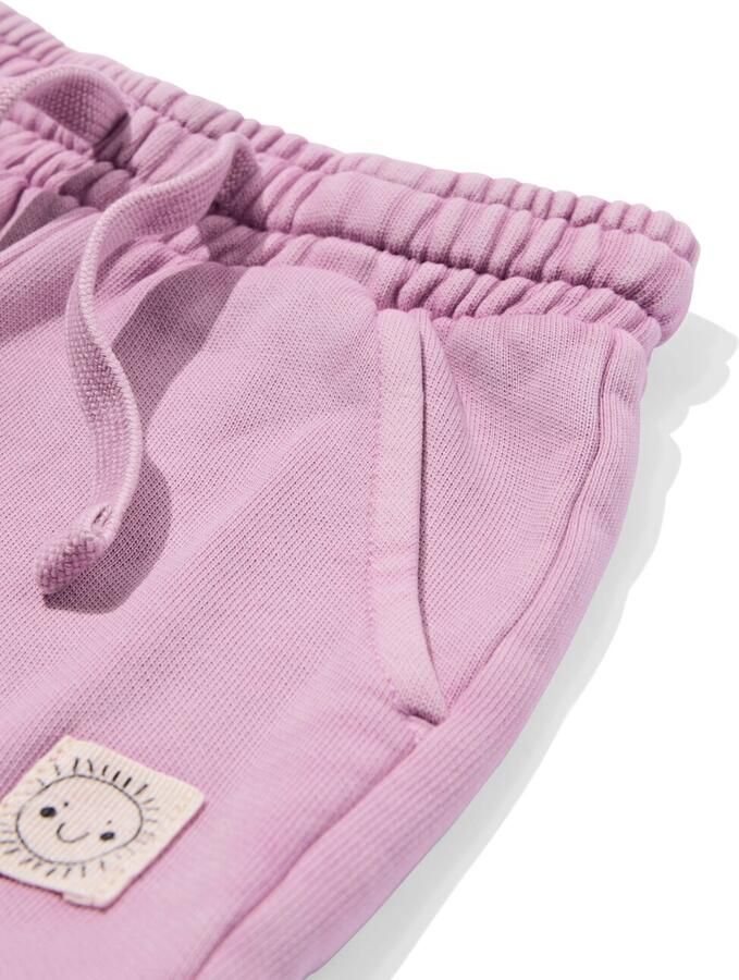 HEMA Babybroek Comfy Fit Sweatstof Paars (paars)