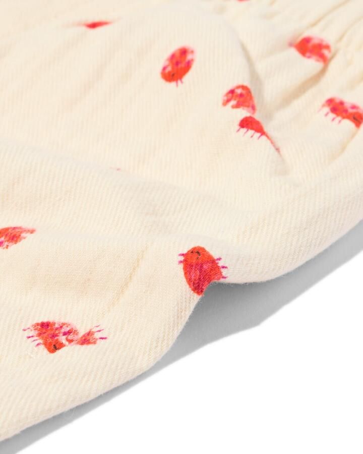 HEMA Babybroek Lieveheersbeestjes Ecru (ecru) - Foto 2