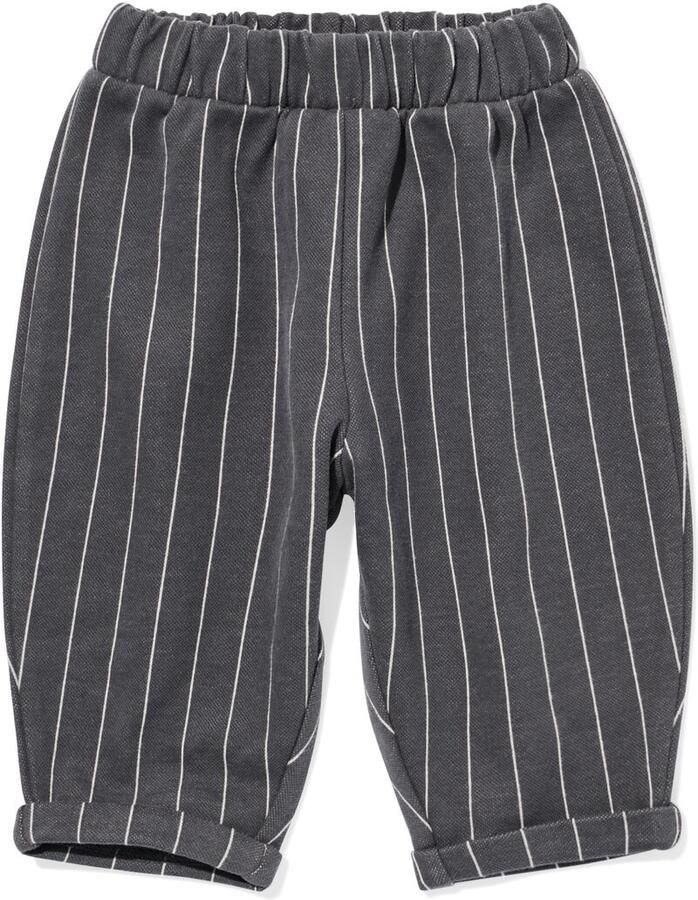 HEMA Babybroek Strepen Donkergrijs (donkergrijs) - Foto 2