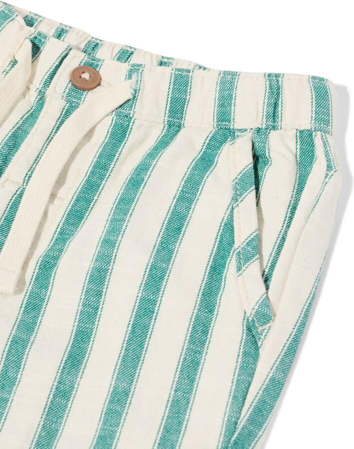 HEMA Babybroek Strepen Groen (groen)