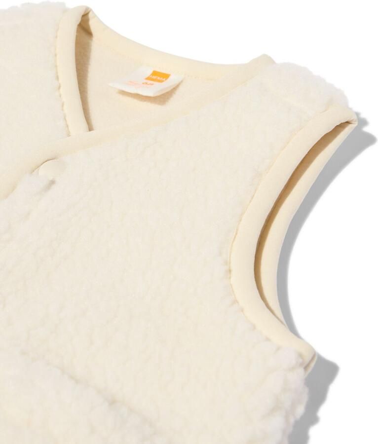 HEMA Babygilet Teddy Ecru (ecru) - Foto 2