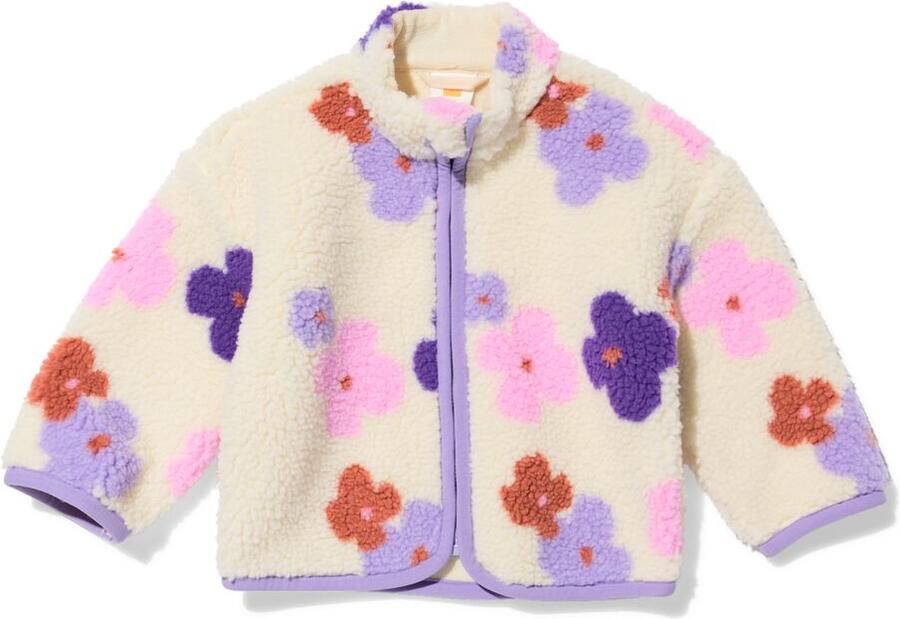 HEMA Babyjas Bloemen Ecru (ecru) - Foto 2