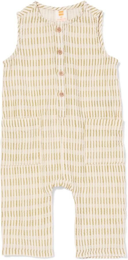 HEMA Babyjumpsuit Mousseline Abstract Ecru (ecru) - Foto 2