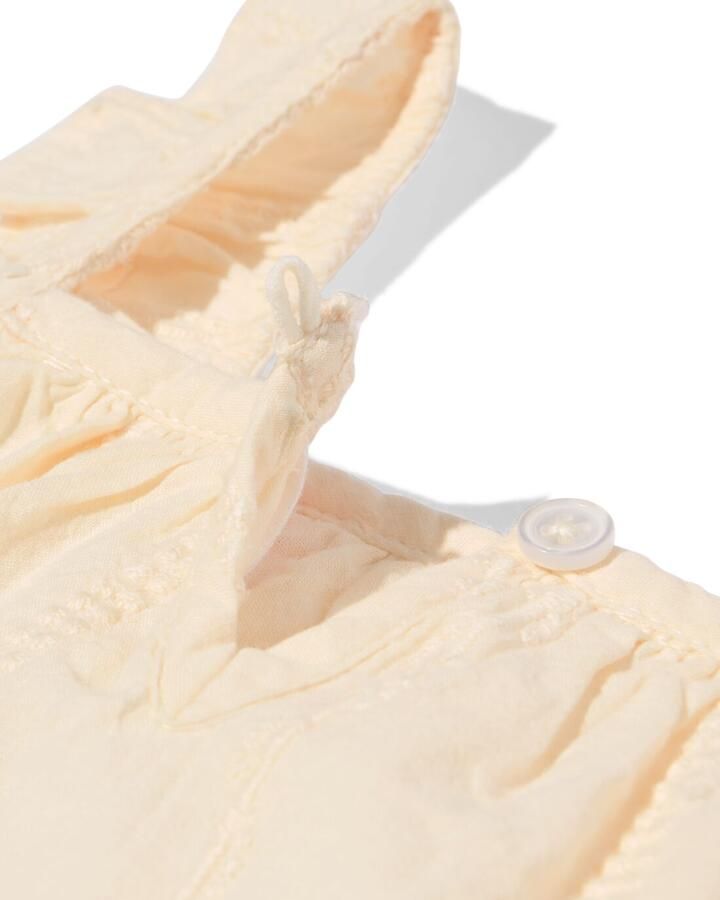 HEMA Babyjurk A-lijn Broderie Ecru (ecru)