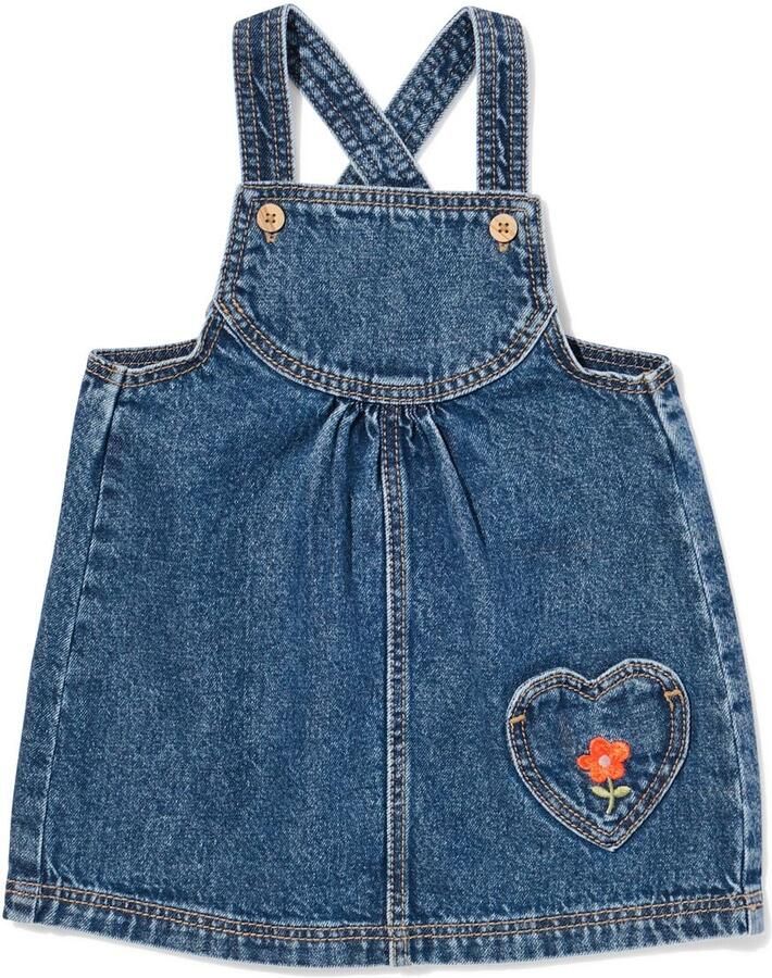 HEMA Babyjurk A-lijn Denim Donkerdenim (donkerdenim)