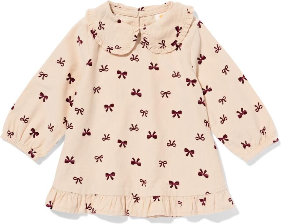 HEMA Babyjurk Rib Strikjes Ecru (ecru) - Foto 2