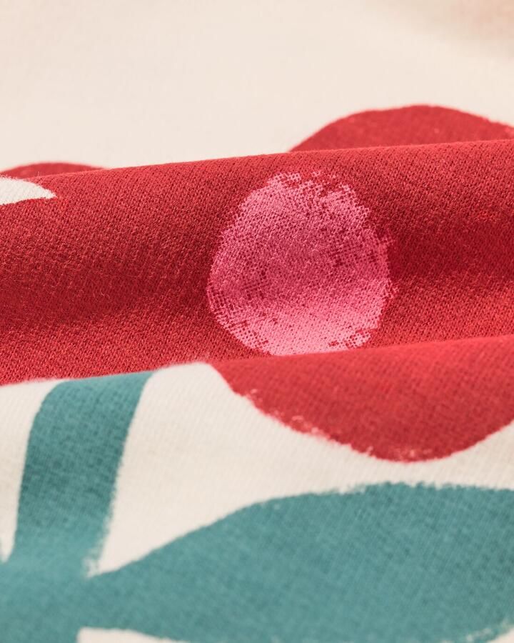 HEMA Babykledingset Comfy Fit Rib Sweatstof Bloemen Roze (roze) - Foto 2