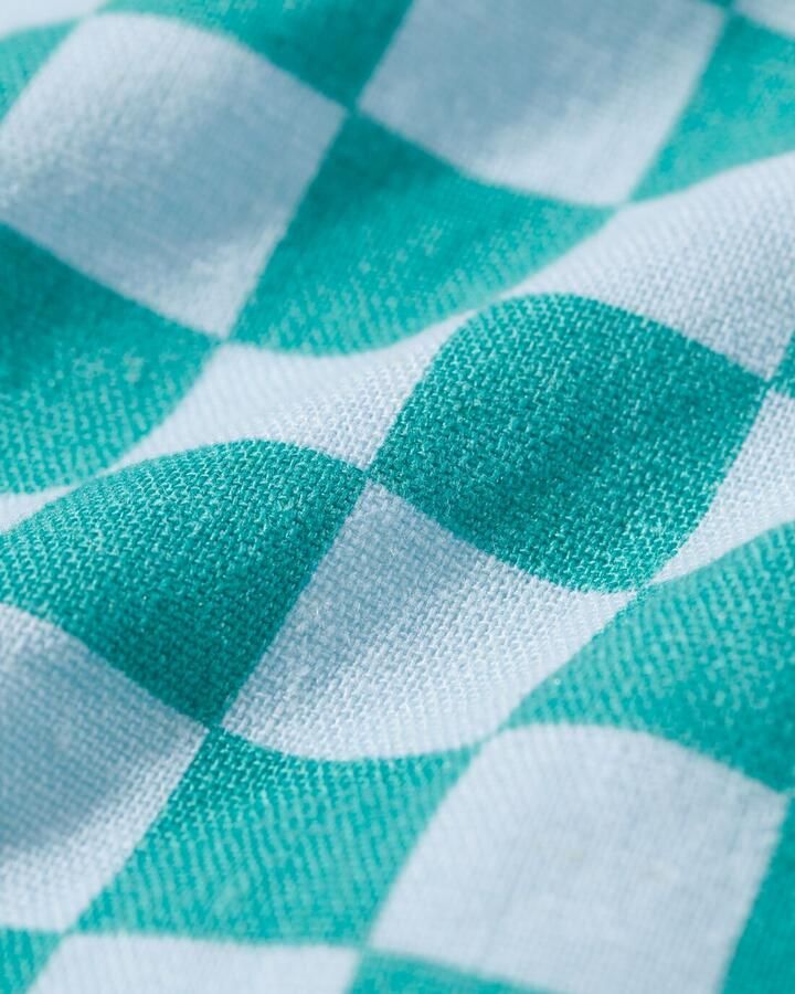 HEMA Babykledingset Comfy Fit Ruiten Blauw (blauw) - Foto 2