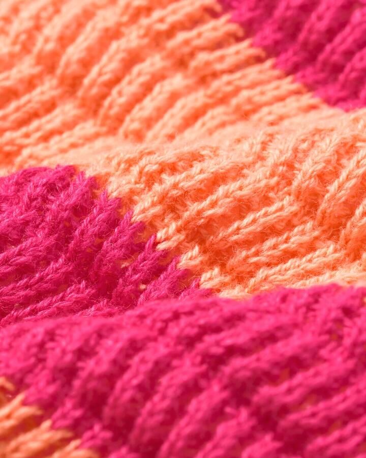 HEMA Babykledingset Gehaakt Strepen Roze (roze) - Foto 2