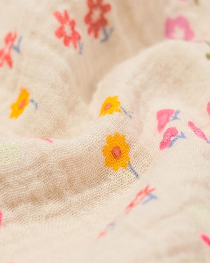 HEMA Babykledingset Mousseline Bloemen Ecru (ecru) - Foto 2