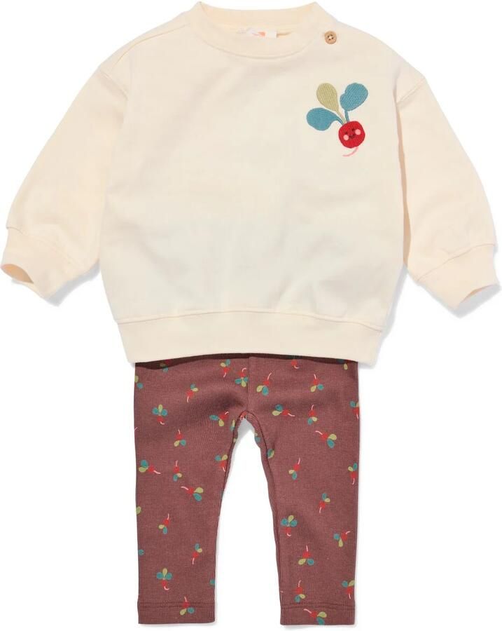 HEMA Babykledingset Radijs Bruin